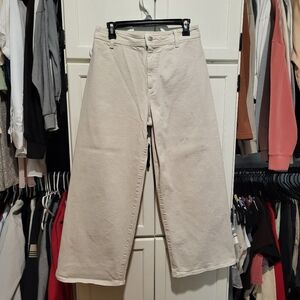 Universal Thread Cream Wide-Leg Pants